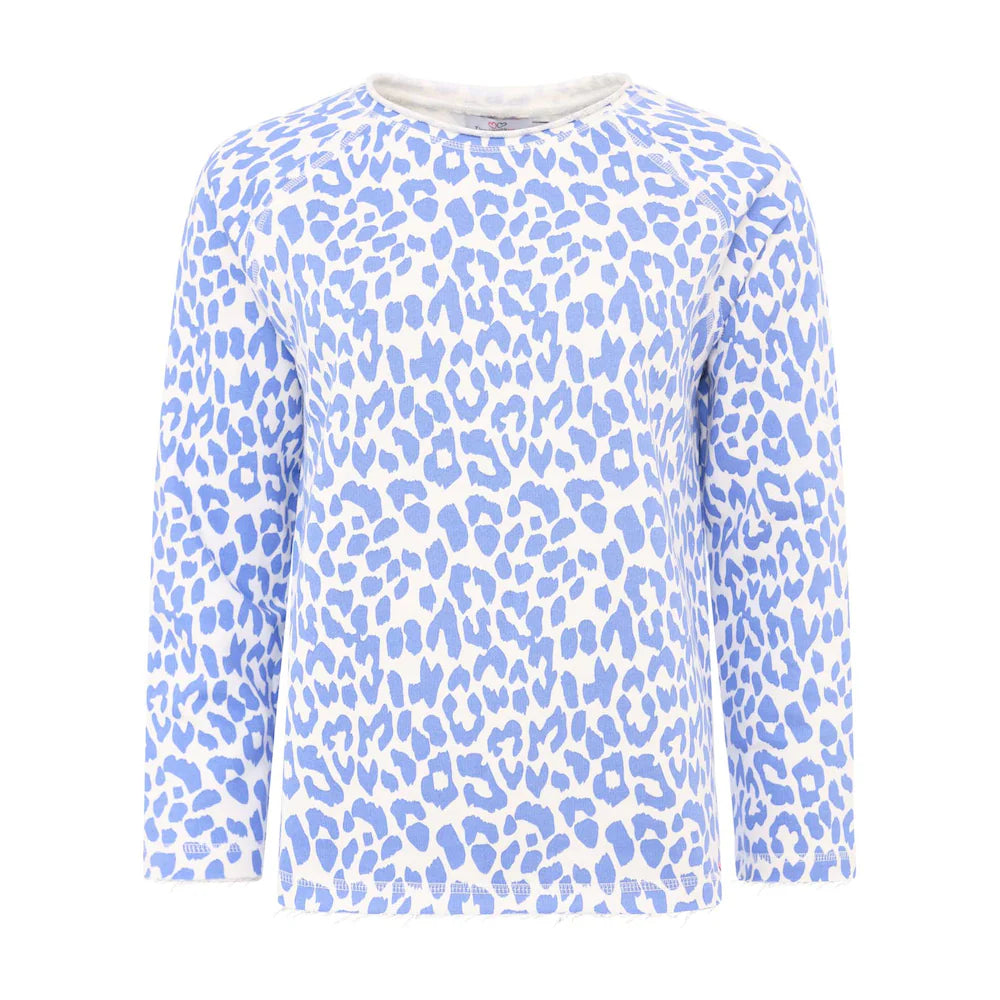 Feines Sweatshirt/Longsleeve "Leo Classic" - Konigsblau