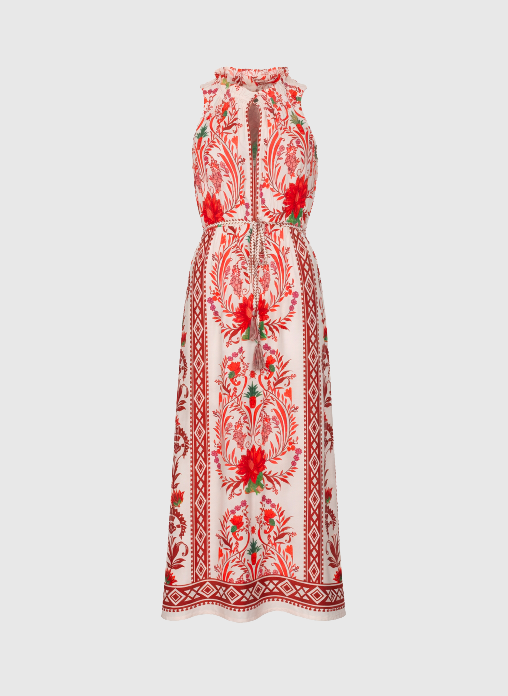 An’ge Paris Kleid OLUCIA Tilana Rot Viskose Maxikleid