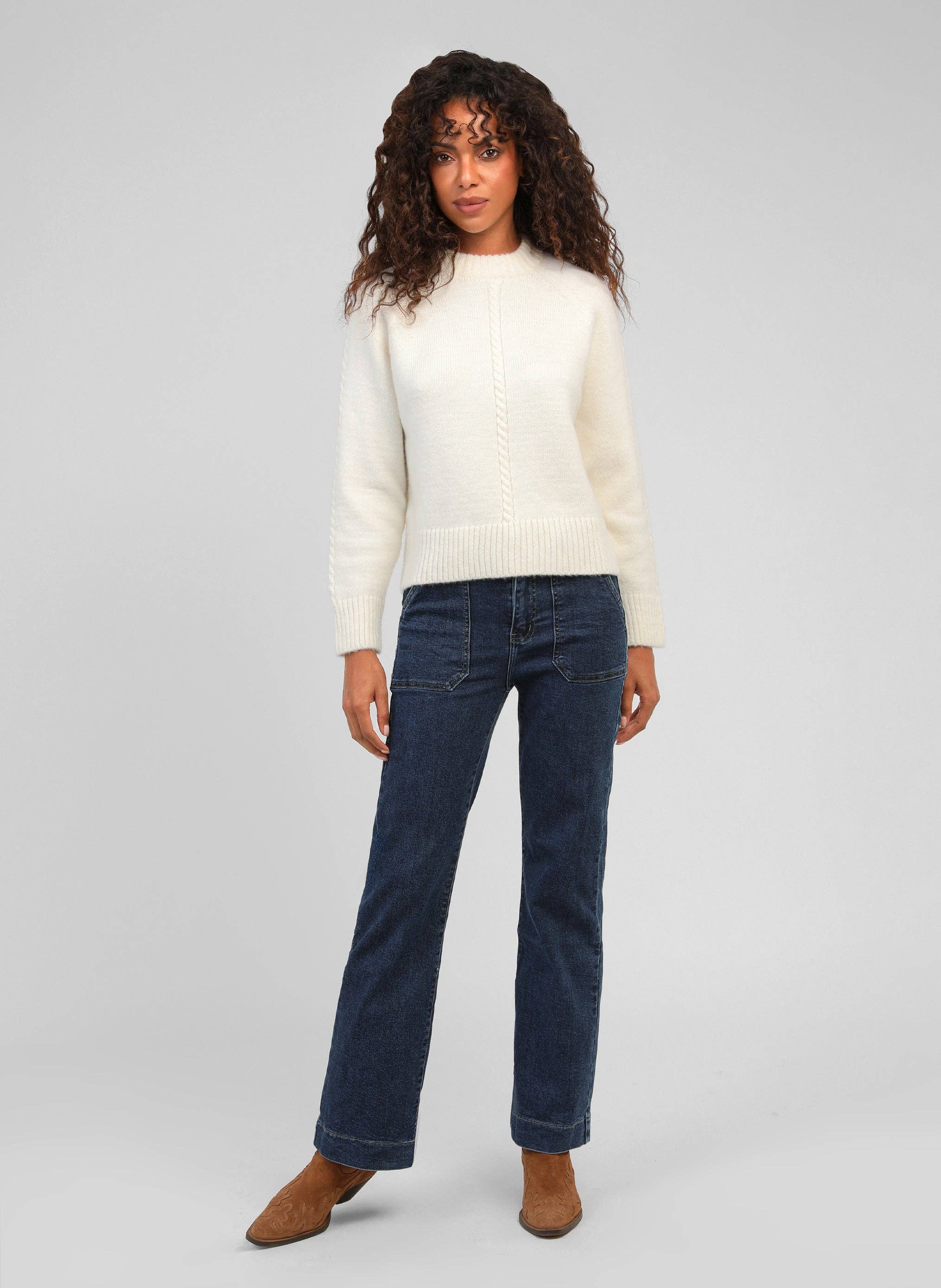 PULLOVER LETRESSY ecru: XS/S