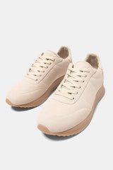 Lanidor - Sneakers in Beige - Plateau-Sohle 3 cm