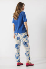 Sommer-Hose "Flowers" aus 100% Baumwolle - Lanidor