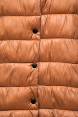 Lanidor - Steppweste mit Kapuze - Rost-Orange