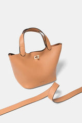 Lanidor Tasche Beige aus Eco-Leder mit Schulterriemen