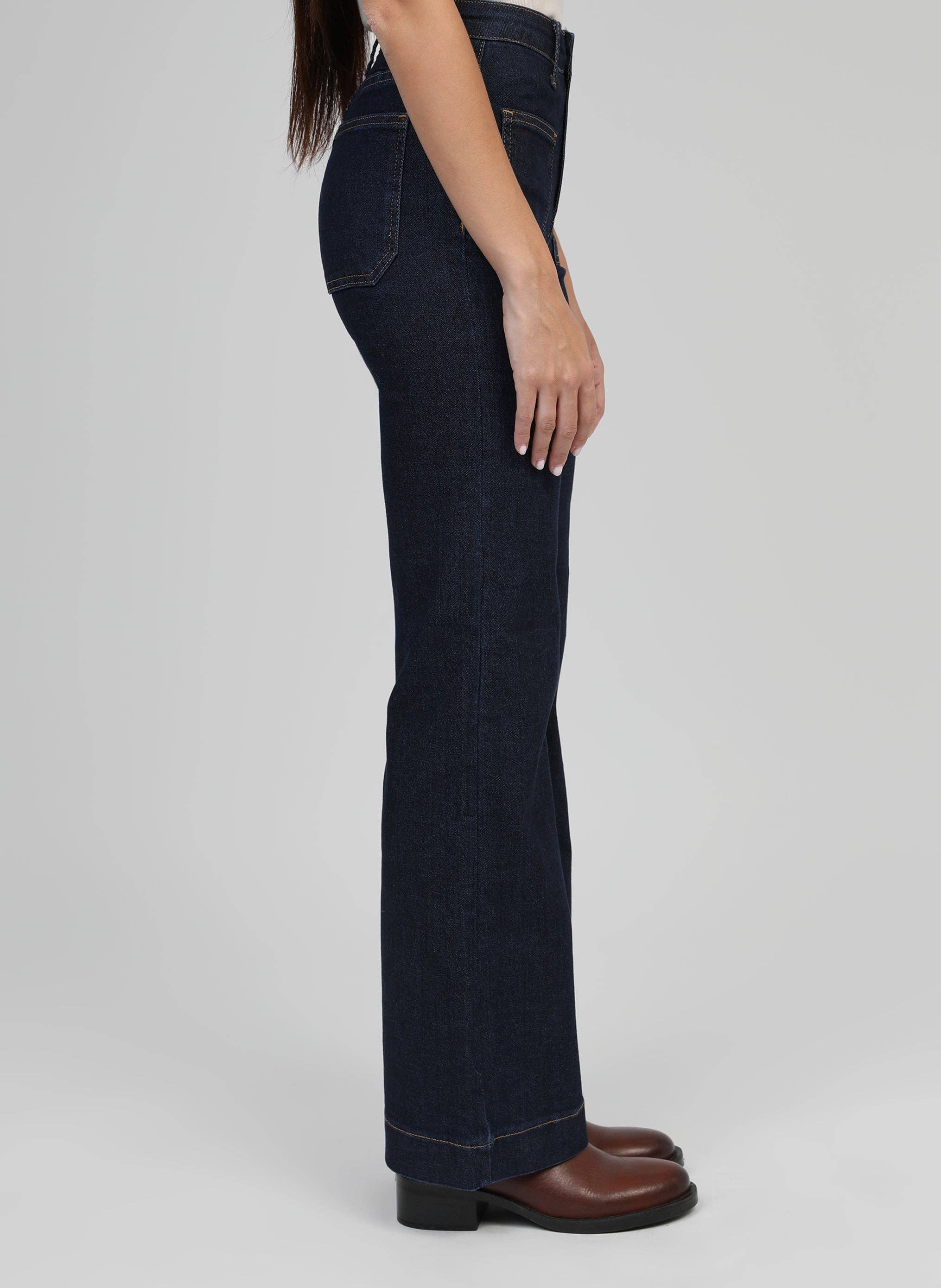 Ange Paris Jeans Paris Raw Denim -Dunkelblau