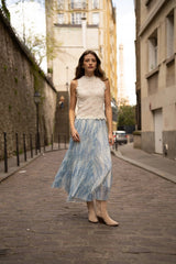 Choklate Paris Rock Vérone Karomuster & Liberty Blumenprint Blau