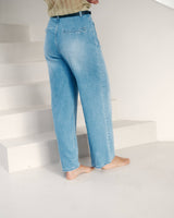 Ana & Lucy Weite Jeans "Nolia" Hellblau Wide Leg High Waist