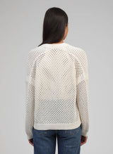 Ange Paris Strickjacke Valerio Ecru Baumwollmix