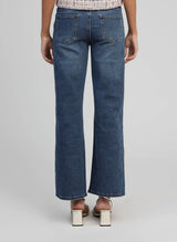 Ang'e Paris Jeans Pika Blau Straight-Flaire Denim