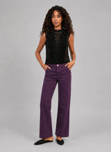 HOSE PARMY aubergine: 40