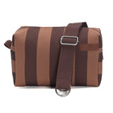 LOT83 Umhängetasche Megan 17 Beige Braun gestreift