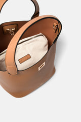 Lanidor Tasche Beige aus Eco-Leder mit Schulterriemen