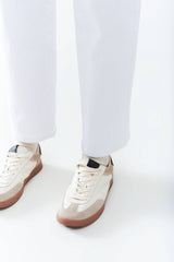 Q2 Bequeme Stretch-Jeans in Weiß