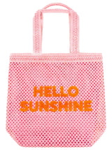 Zwillingsherz Strandshopper Hello Sunshine - Rosa  Strandtasche