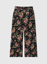 An'ge Paris Hose PALINO Schwarz Jacquard Flare