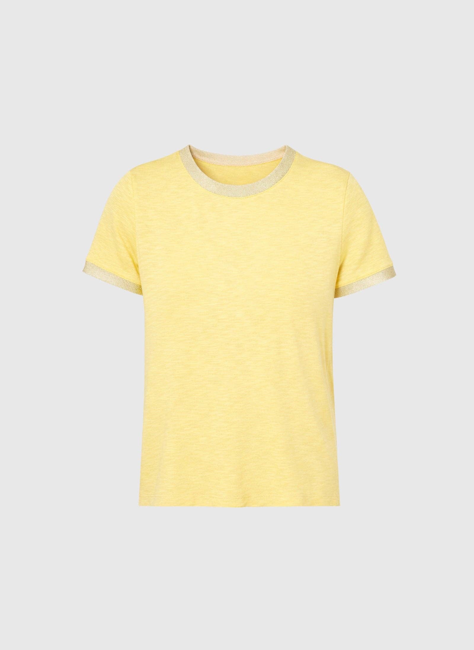 Ange Paris T-Shirt Tixana Gelb Viskosemix