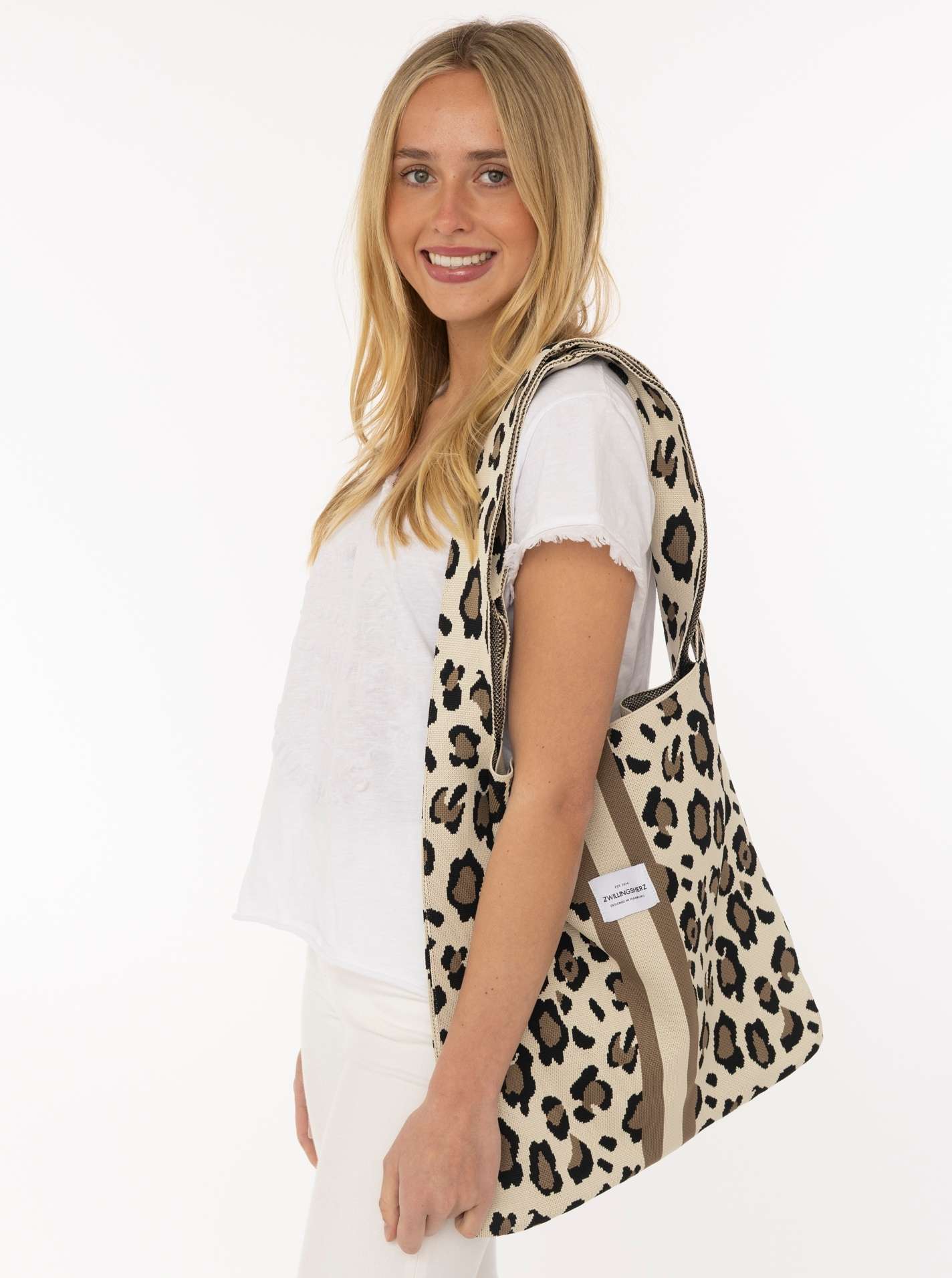 Zwillingsherz Shopper Summer Leo Beige