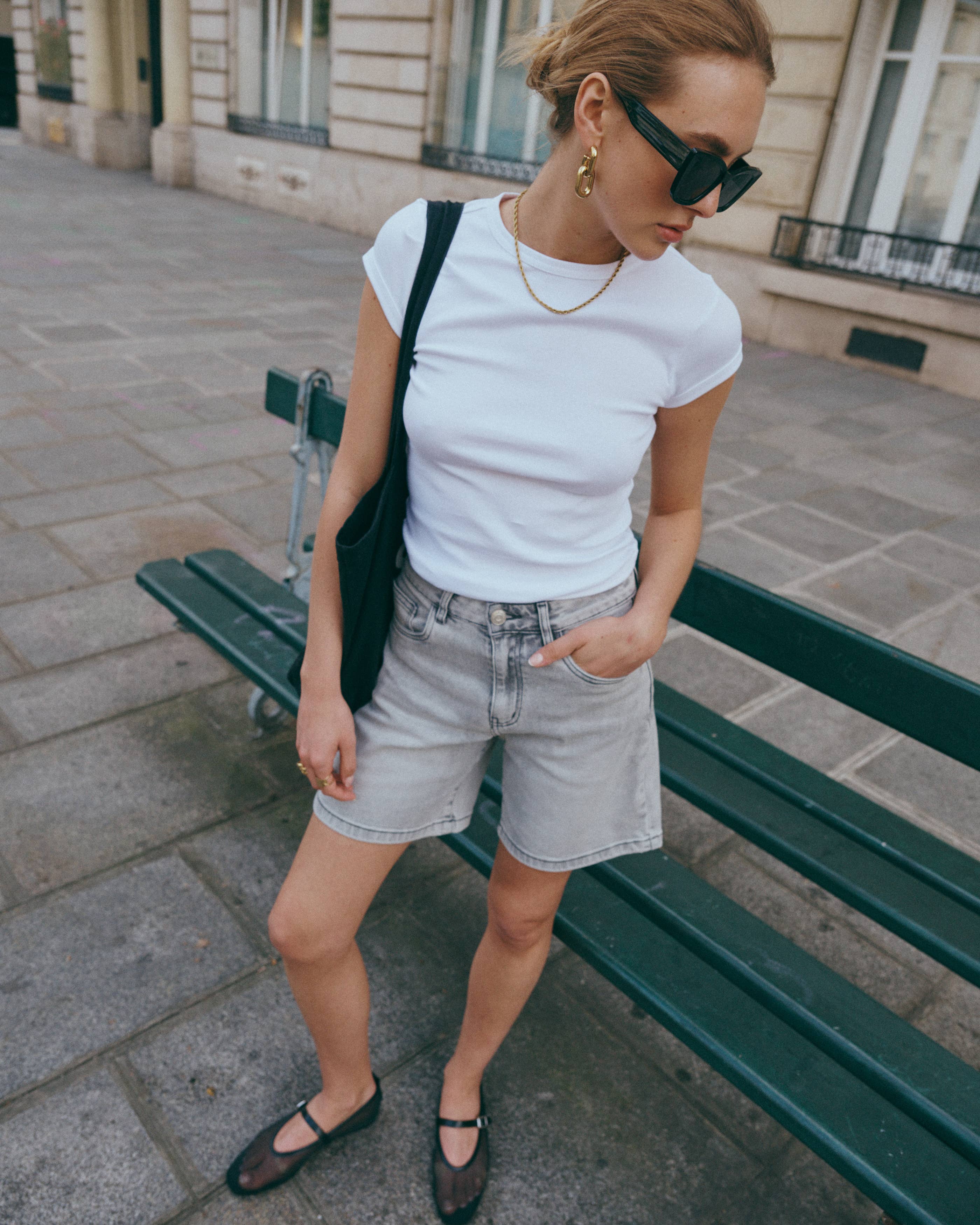 Baggy-Shorts aus Jeans „Cyria“ - Ana & Lucy*: Hellblau / 1(T36) 1(T38) 1(T40) 1(T42) 1(T44)