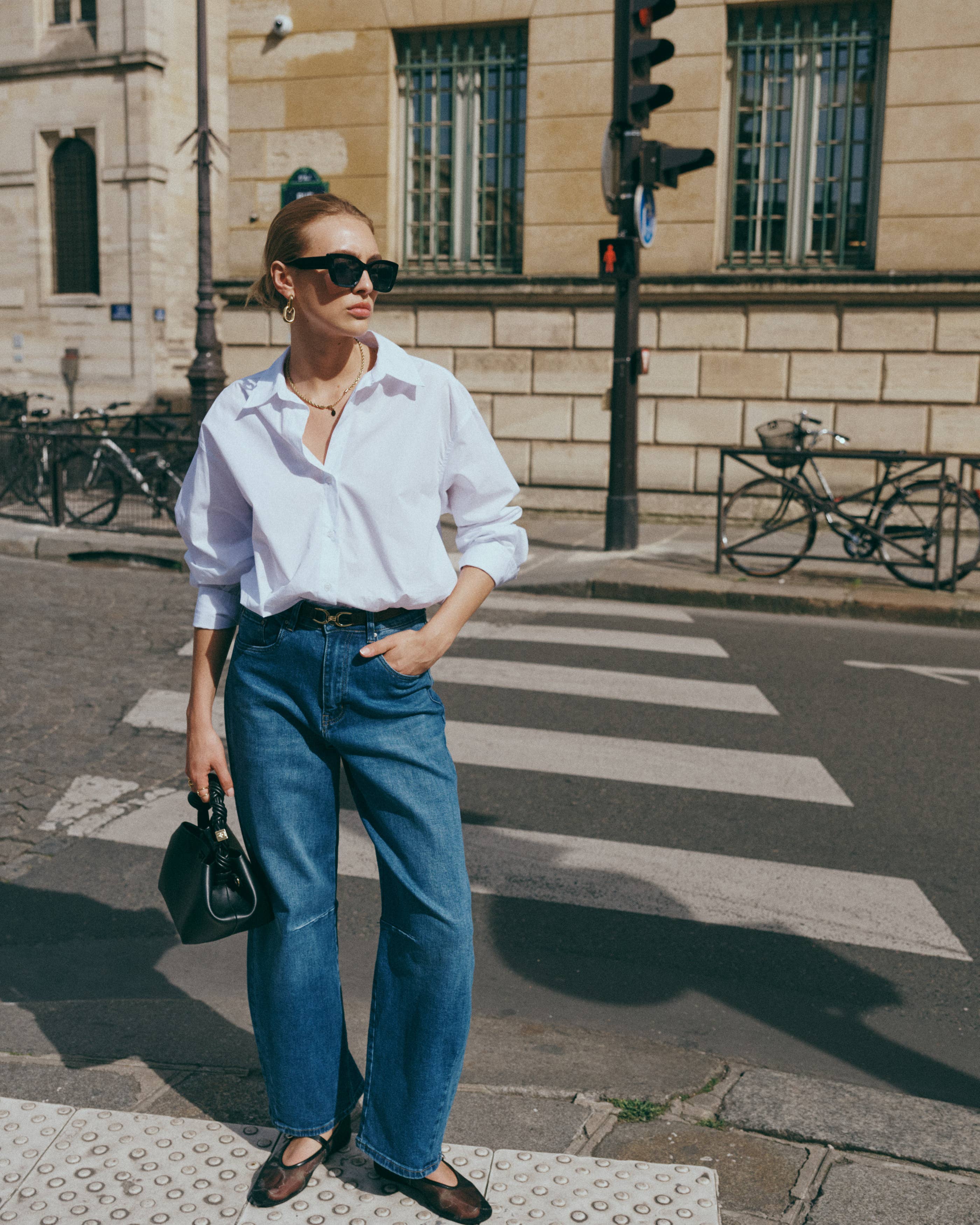 Ana & Lucy Barrel Jeans „Louisa“ Dunkelblau