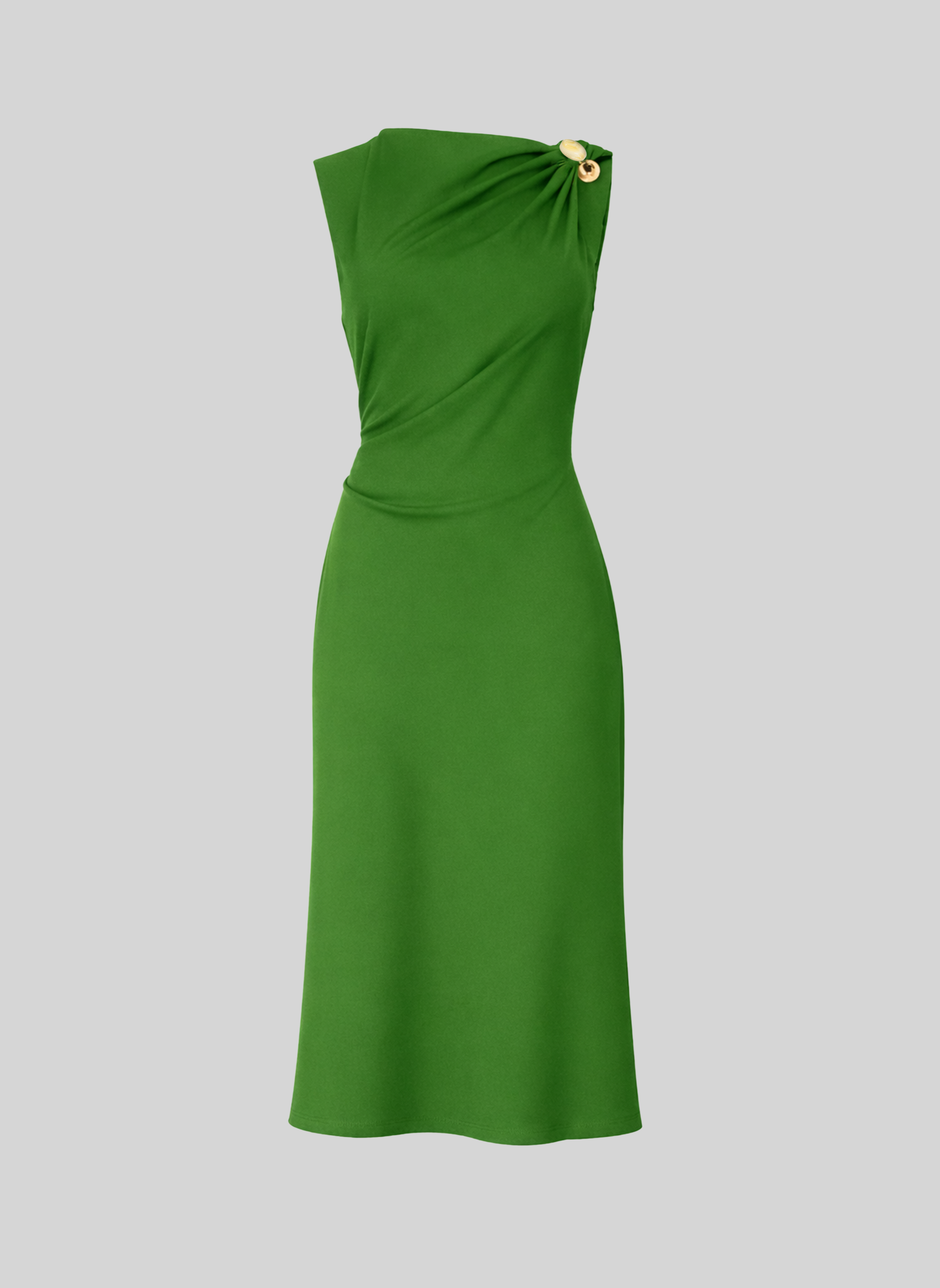 Ange Paris Midikleid Milana Apfelgrün