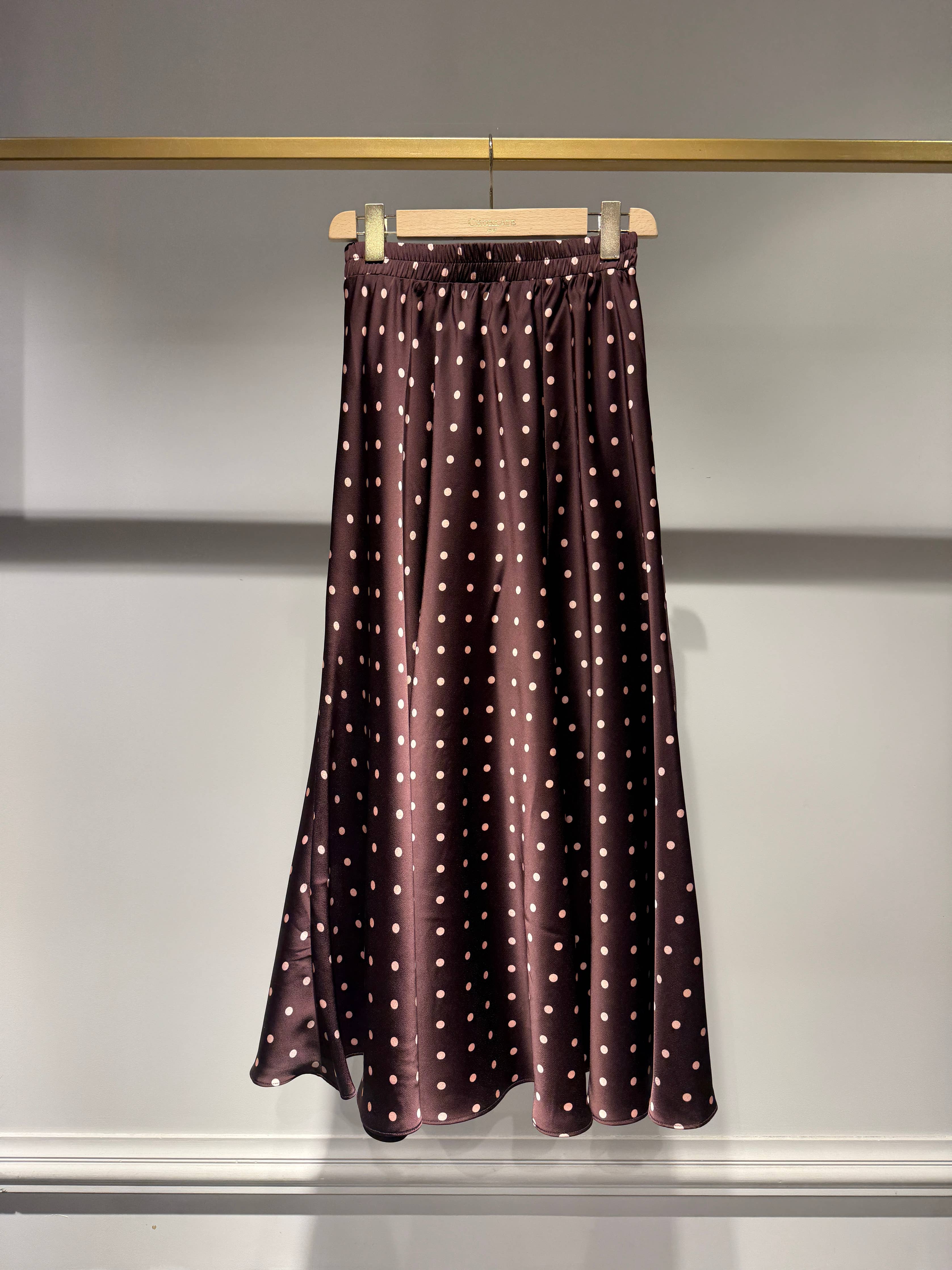 Choklate Paris Top Maguie mit Punkten Pflaume-Rosé