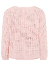 Zwillingsherz - Oversize Pullover Soft Knit in Rosa - Kuschelig weich