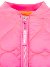 Zwillingsherz - Bomberjacke "Be Happy" in Pink