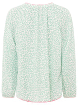 Zwillingsherz Bluse Wilder Leo - Salbei