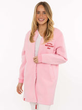 Zwillingsherz Bomber-Mantel "Sunday Breakfast" - Sweat - Rosa