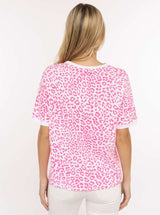 Zwillingsherz Sweatshirt 1/2 Arm Leo Pink
