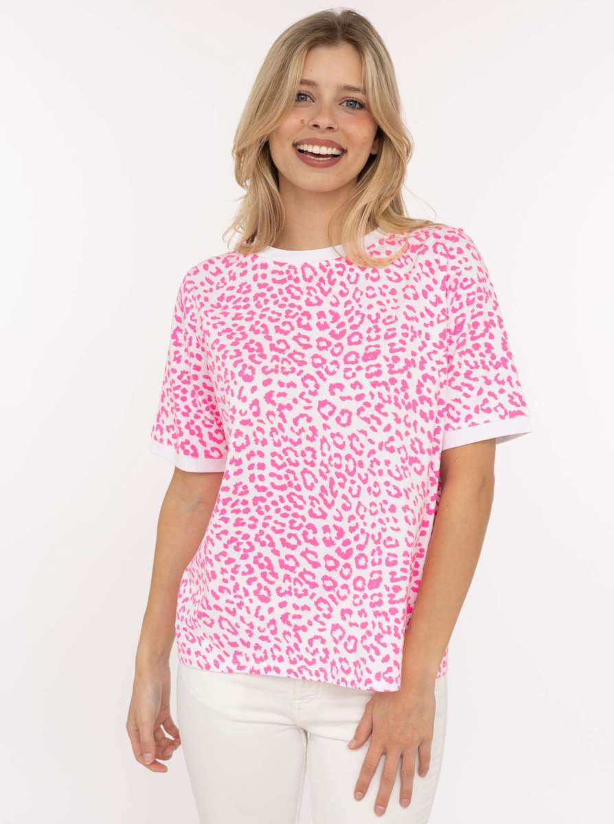 Zwillingsherz Sweatshirt 1/2 Arm Leo Pink
