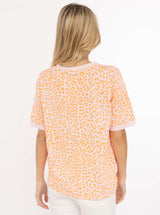 Zwillingsherz Sweatshirt 1/2 Arm "Leo" Orange