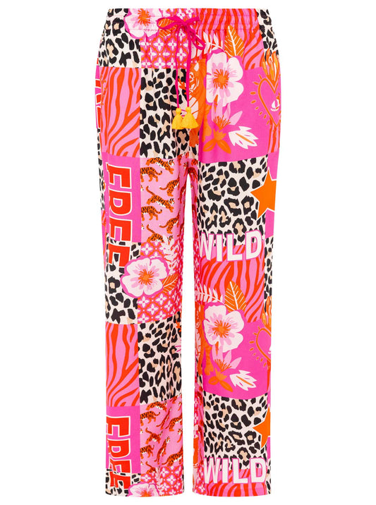 Hose "Aloha" aus 100% Viskose - Zwillingsherz