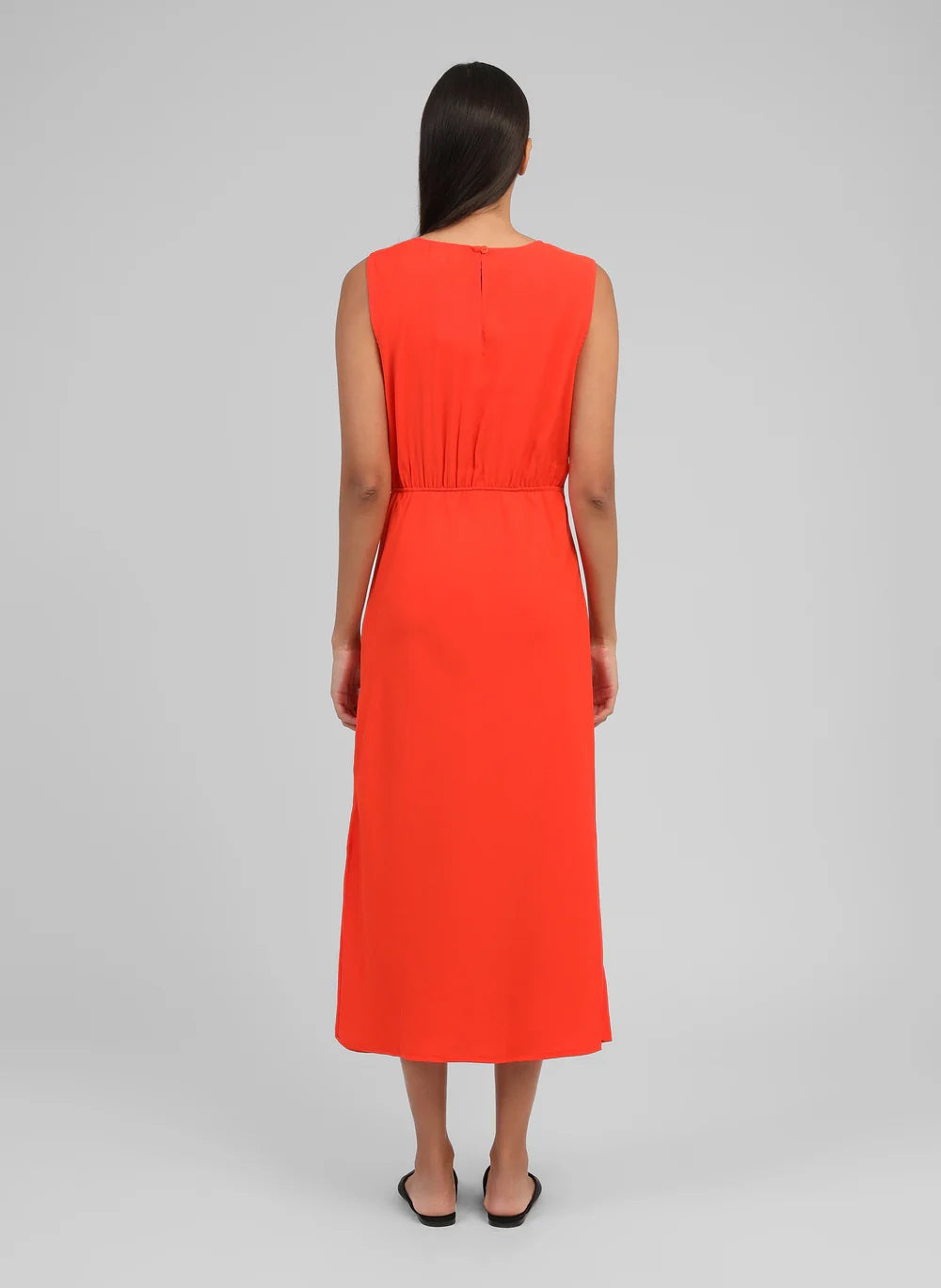 Ange Paris Midikleid Milana in Chili Rot