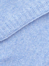 100% Kaschmir-Schal Classic Uni - Hellblau