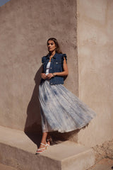 Ciminy Jeansweste Mira Jeans-Blau Baumwolle