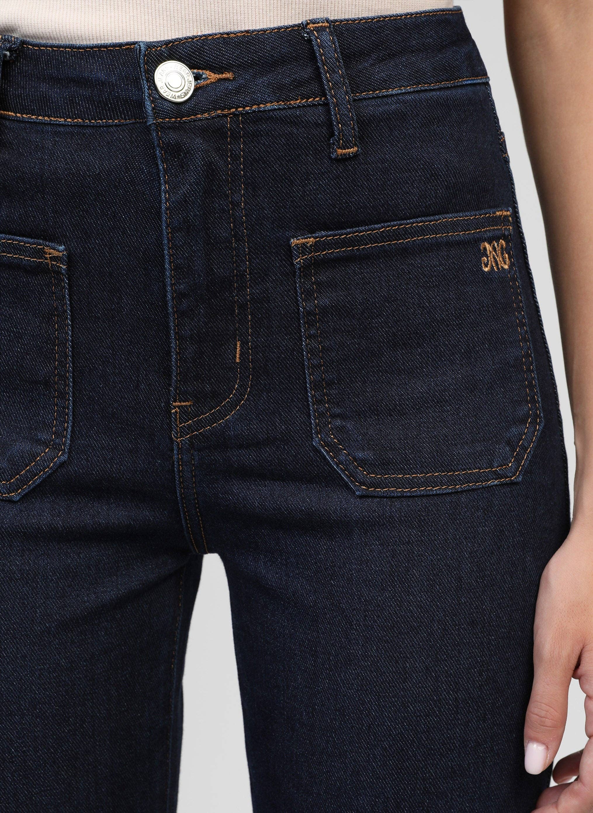 Ange Paris Jeans Paris Raw Denim -Dunkelblau