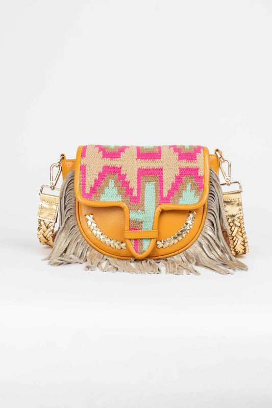 Piti Cuiti Tasche "Medellin" - Fransen-Liebling mit Ethno Flair