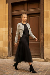 Choklate Paris Tüllrock Amber Slim Fit Schwarz