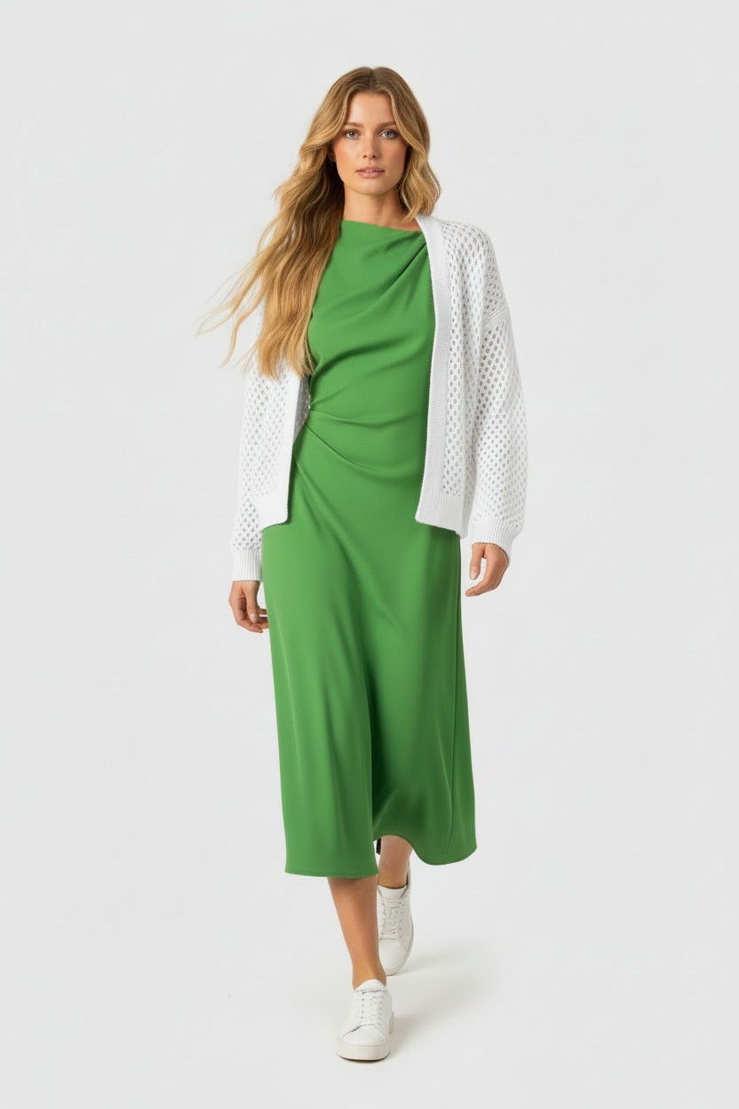 Ange Paris Strickjacke Valerio Ecru Baumwollmix