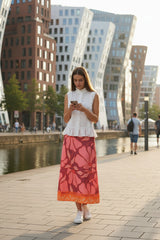 Ange Paris Midirock Rivila Rosa Blumenprint