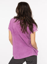 Zwillingsherz Shirt Tail - Positive Mind- 100% Baumwolle - Beere