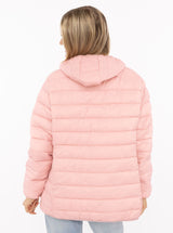 Zwillingsherz - Steppjacke kurz "Basic" in Rosa