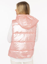 Zwillingsherz - Steppweste kurz in Rosa - Leicht & Warm