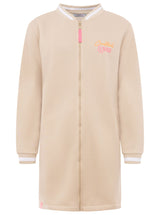 Zwillingsherz Jacke aus Sweatshirtmaterial "Cocktail Lover" - Beige