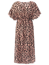 Zwillingsherz Maxikleid Viskose Leo Dreams Rosa