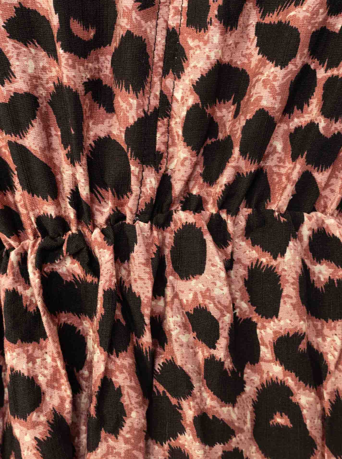 Zwillingsherz Maxikleid Viskose Leo Dreams Rosa
