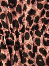 Zwillingsherz Maxikleid Viskose Leo Dreams Rosa