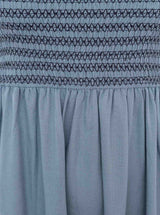 Zwillingsherz Kleid Leinenmix "Breezy Summer" Jeansblau