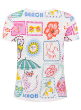Zwillingsherz T-Shirt Beach Life - Pink