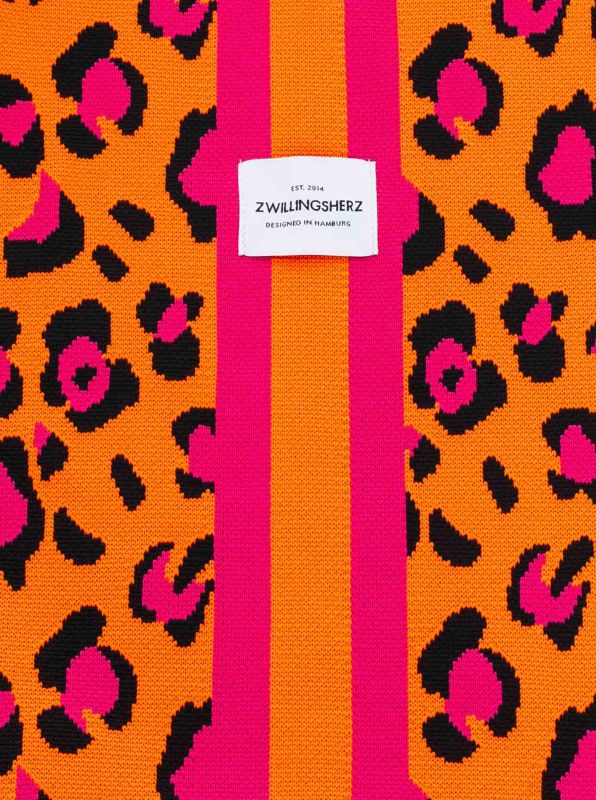 Zwillingsherz Shopper Summer Leo Neon Orange